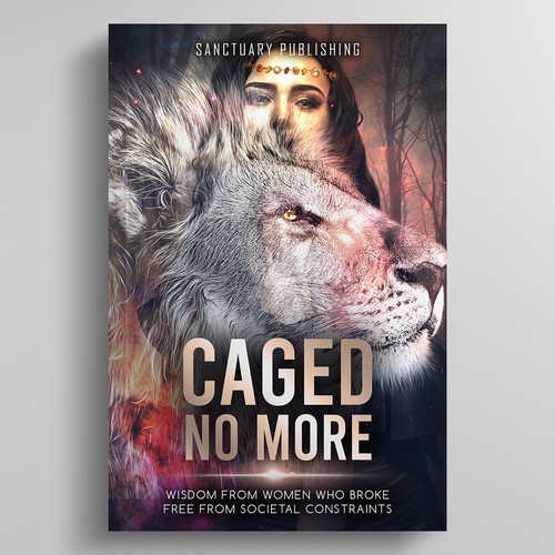 Bold and untamed book cover design wanted! Design by Danitza