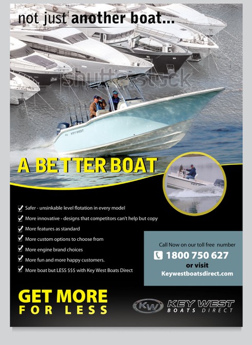 Stunning boat advert needed for Key West Boats | Postcard, flyer or ...