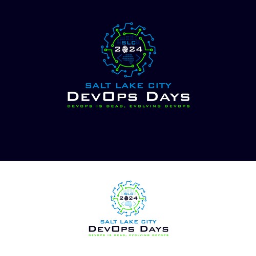 Evolution of DevOps - during Pi day - website and print logo Design by Logicainfo ♥