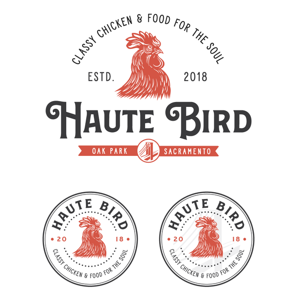 Vintage logo for food company