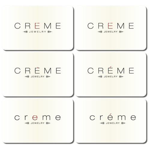 New logo wanted for Créme Jewelry Design por JRodrigues