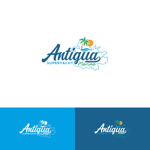Logo for Antigua Superyacht Marina Design by AjiCahyaF
