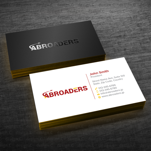 Business card contest entry by abcef12345