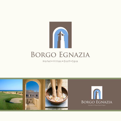 Modern but elegant logo for luxury resort in Italy Design by Imdifferent