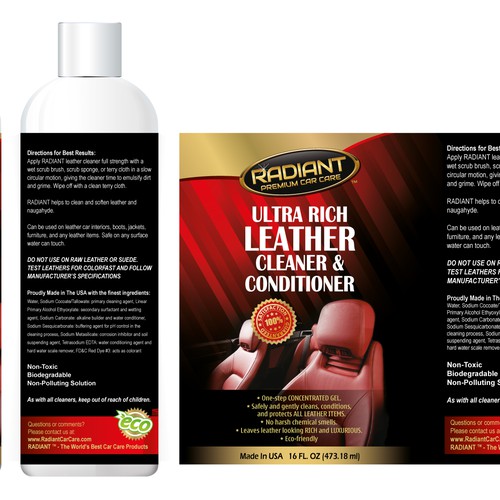 Packaging for car care product, Product label contest