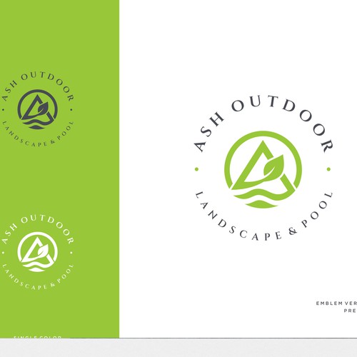 Landscape / Pool Company Rebrand Design by SEshad