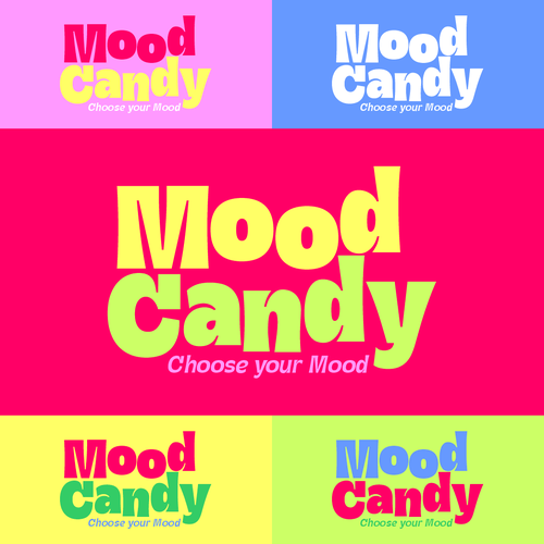 Logo for MOOD BOOSTING supplment called MOOD CANDY Design by Júnior Augusto