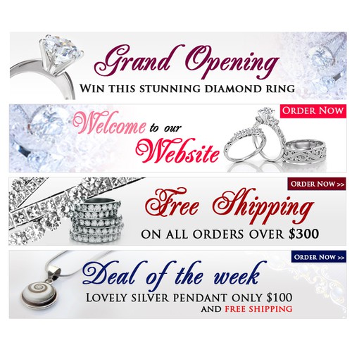 Jewelry Banners Design by Aristia