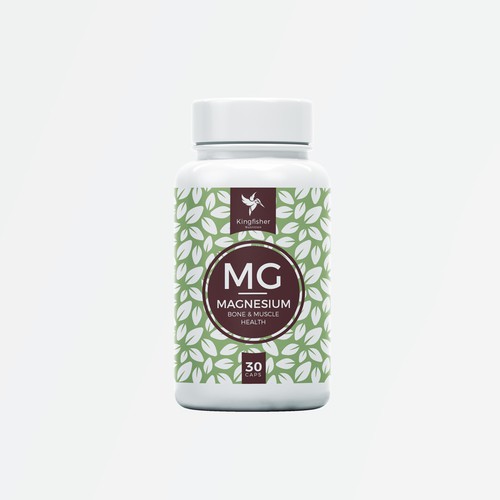 Supplements Label for Kingfisher Nutrition Product label contest