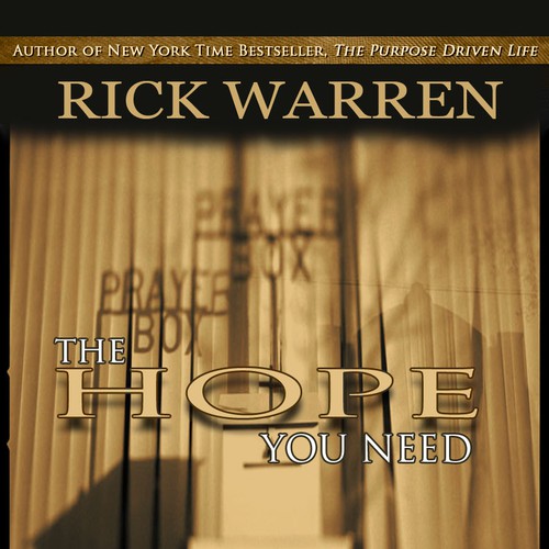 Design Rick Warren's New Book Cover Diseño de SHAYNE