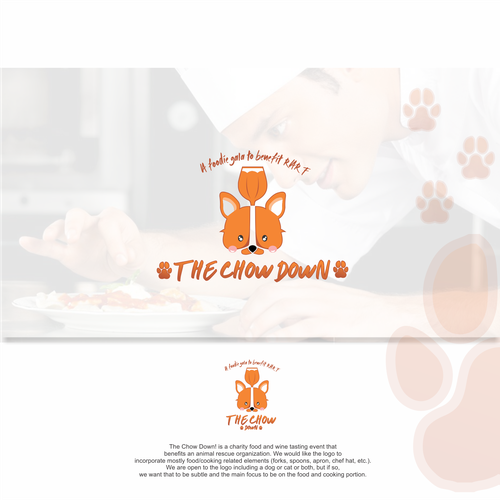 Food competition logo needed for charity even supporting animal rescue! Réalisé par asmui11