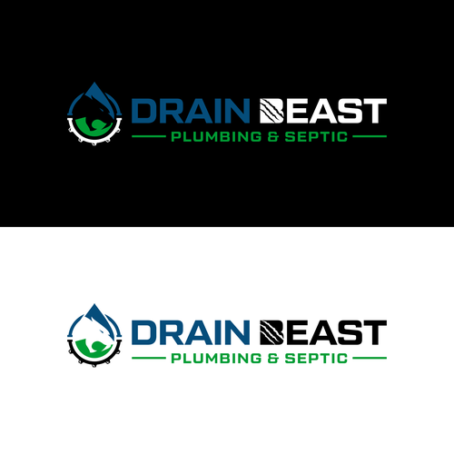 "Classic, simple and friendly logo for plumbing and septic contractor" winning Web page design