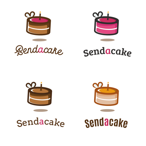 Send A Cake needs a gorgeous fun logo Design by Emmevi_design