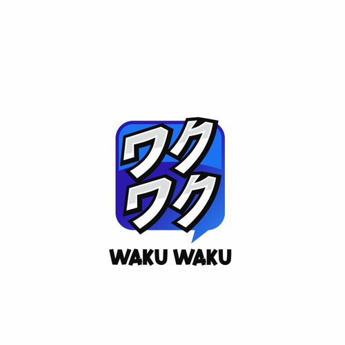 Waku Waku App Logo! Design by JANTUNGHATI