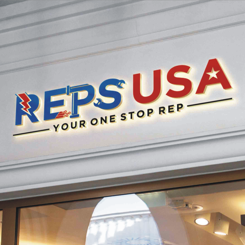 Rep's USA Logo Design by maruto_kelopo™