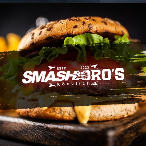 Wir möchten ein Logo mit Wiedererkennungswert für unser Burgerrestaurant Smash Bros Design by Arto!