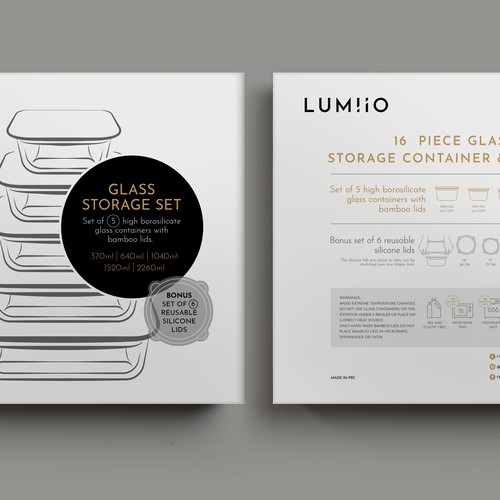 Packaging design for modern and trendy kitchenware product Design by Dimanist