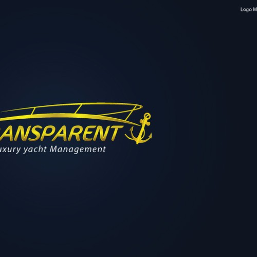 logo for TRANSPARENT Luxury Yacht Management Design by rkrupeshkumar