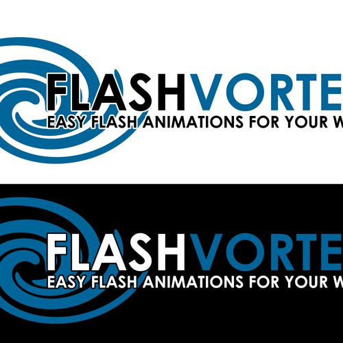 FlashVortex.com logo Design by goesss