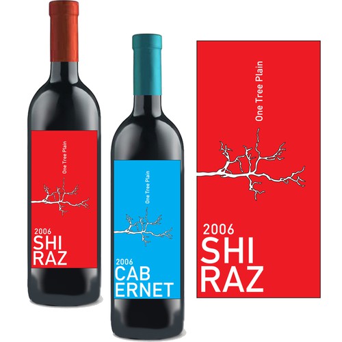 Design di One Tree Plain wine label di ben_jefferies