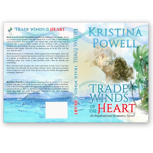 Design exotic book cover for an inspirational romance novel with a Caribbean vibe Réalisé par Kristin Designs