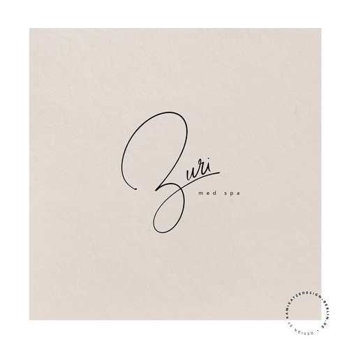 Zuri Med Spa Logo Diseño de KD Berlin