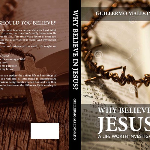 Create a conversation starter book cover for a renown author Design by Self Publishing Guru