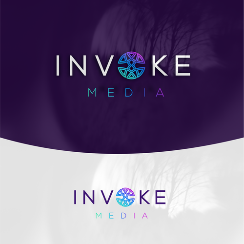 Calling forth the ultimate brand CENTREPIECE for Invoke Media! Creative logo for a budding brand. Design by toometo