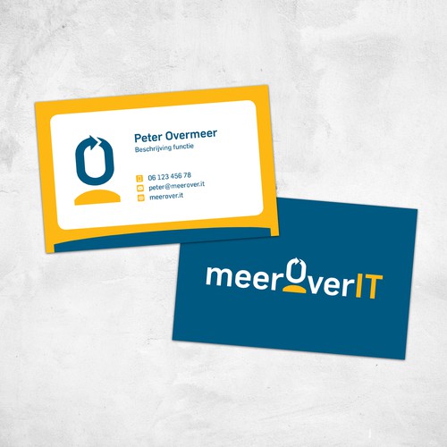 "Mijn klanten gaan meer over IT weten. Laat jouw logo spreken!" winning Logo & business card