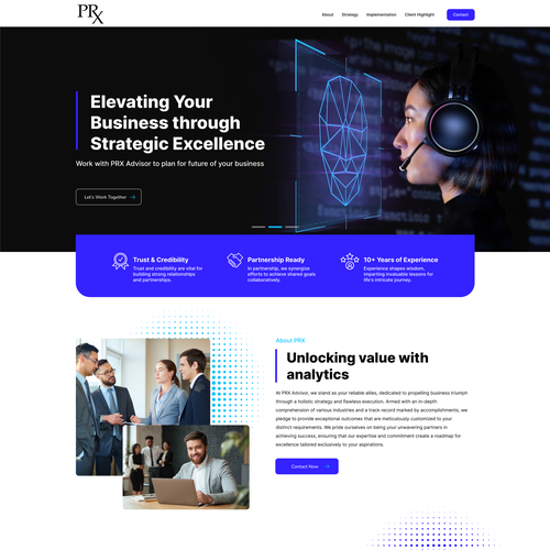 High-End Consulting Website Design Design by Gaurav241177