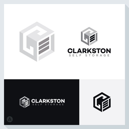 Self Storage Logo | Clarkston Self Storage Design by AwayArt ™