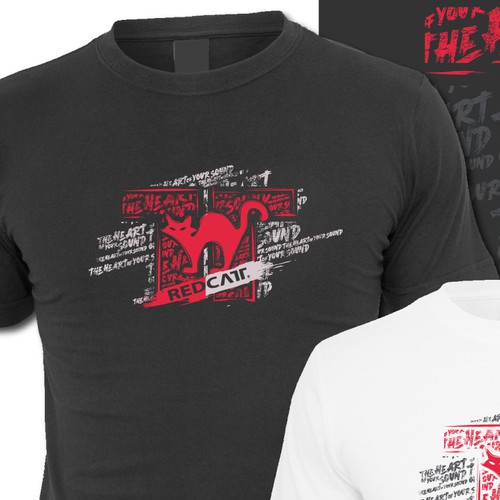 T-shirt design for audio brand Design by NANOSstylz