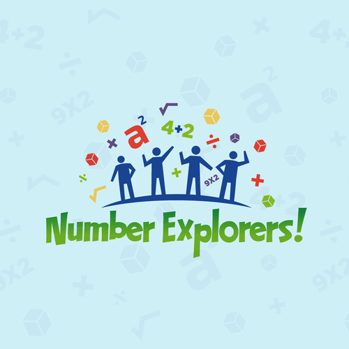 Number Explorers! Logo - Kids Educational Math Show Design by rulasic