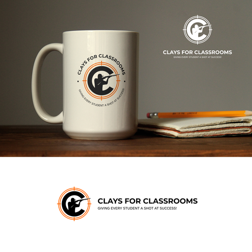 Design a logo for clay shooting fundraising event which will support education. Design by Lettinggo