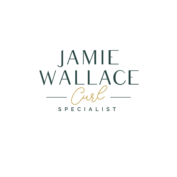 Simple typography based logo for hairstylist. 