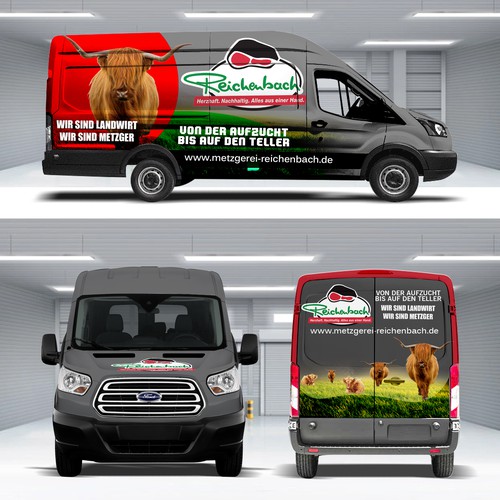 Enviroment friendly Butcher Car Design Design by Tanny Dew ❤︎