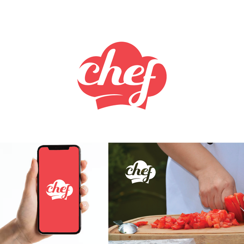 "CHEF": Food & Cooking Social Media Logo Design by Thsplt