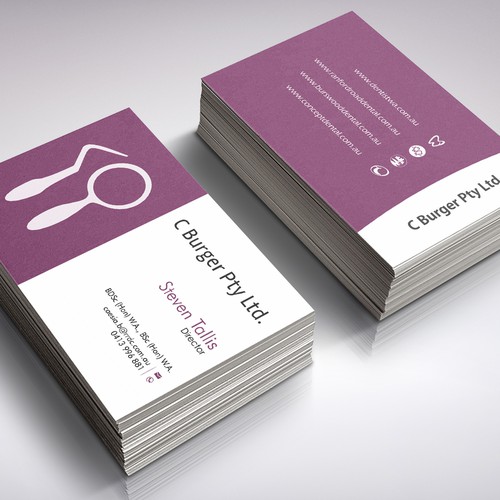 create professional cards for our dental business Réalisé par grintdeveraux