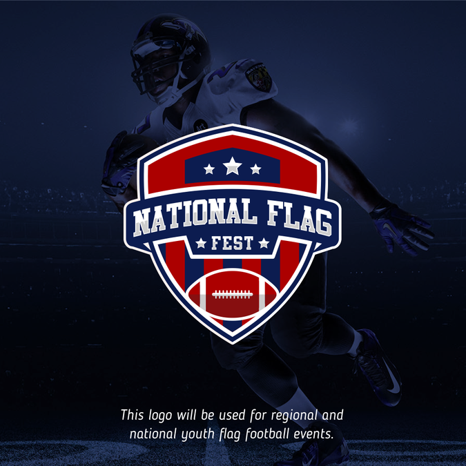 National Flag Football Fest to to build identity Logo design contest