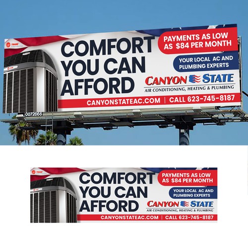 Design An Eye-Catching Billboard For An HVAC Company Design by Robi One