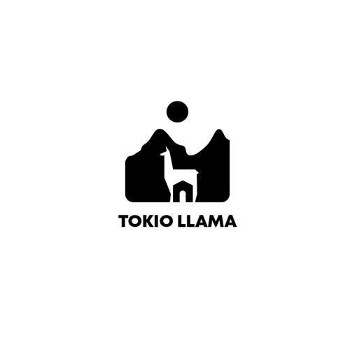 Outdoor brand logo for popular YouTube channel, Tokyo Llama Design von Guillermoqr ™