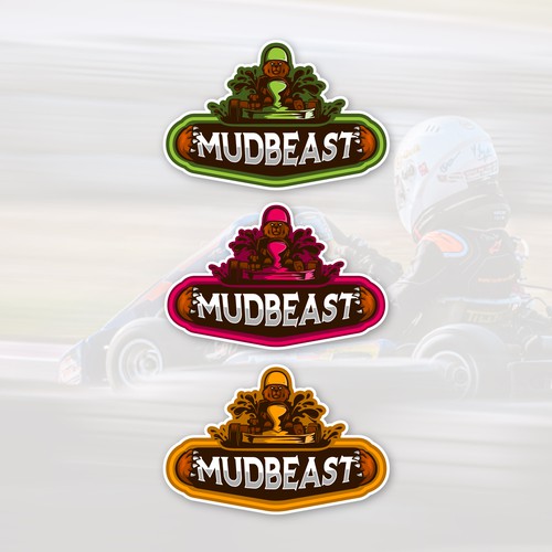 Design di Mud Beast!  Logo needed for a new line of off-road Go-Karts for kids di Brainbox Studio