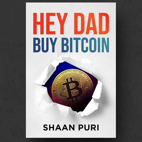 Bitcoin Book Cover Contest! Design by Sam Art Studio