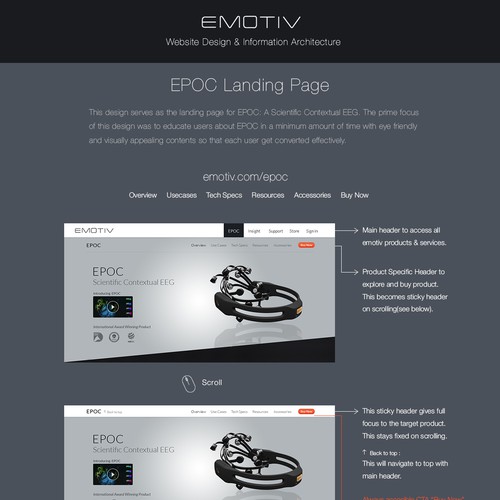 Redesign website for International Award Winning EEG system Design by Crenovates