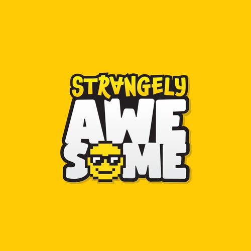 Strangely Awesome Logo Design Design by teknique®