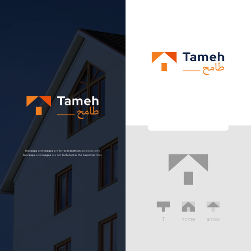 Design di “Premium Logo Design for Tameh – Next-Gen Fractional Real Estate Platform (Arabic + English)”- Add seed to plant di wonki ™