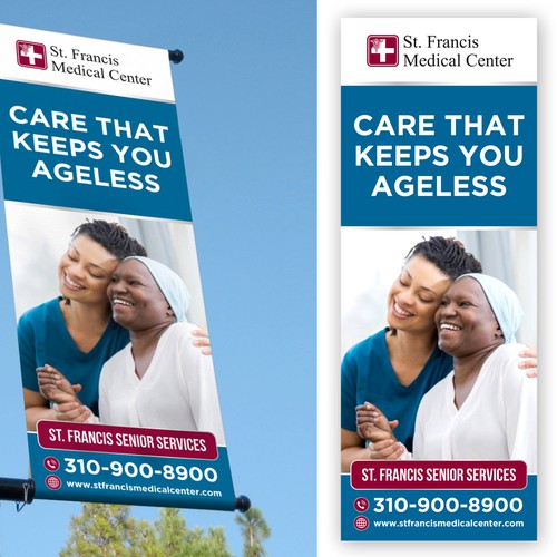 Design a banner that attracts older adults & families to use our specialized senior care & services Design réalisé par icon89GraPhicDeSign