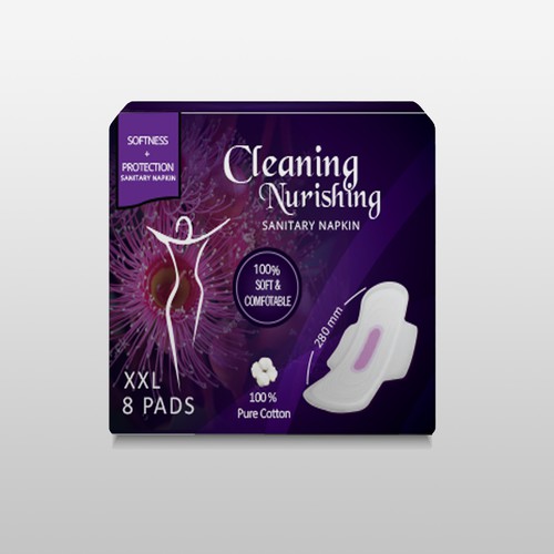 Design a suitable packet for our sanitary pads, Product packaging contest