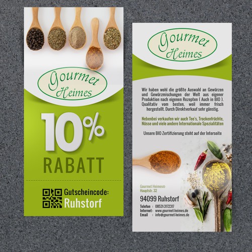 Postcard, flyer or print contest entry by Y&B