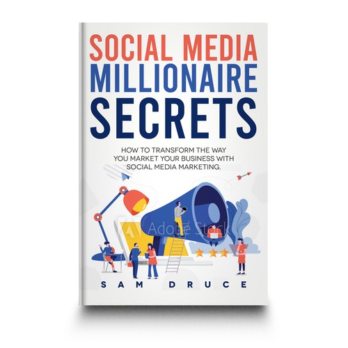 Design A Social Media Marketing Book Cover Being Sent to 500,000 in 10 days! Design by Adriana29